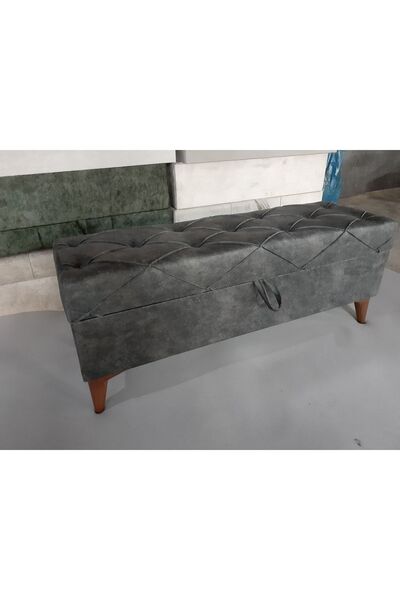 YUSE MOBİLYA VE AKSESUAR Yatak Ucu Puf 120 X 40 X 45