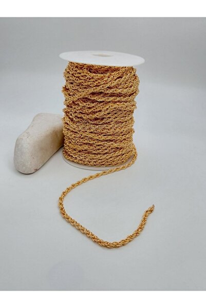 takitokaciniz سلسلة ملتوية مطلية بالورنيش غير مشوهة 50 سم