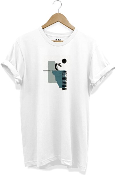 The Baski تي شيرت أبيض بأكمام قصيرة مطبوع على حلبة الرقص للجنسين