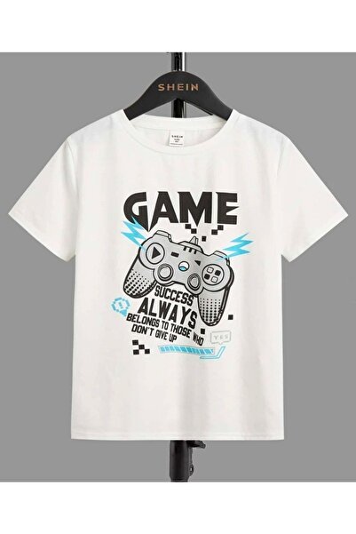 NoVibe Dječja unisex Oversize kroj igra Štampano T-shirt