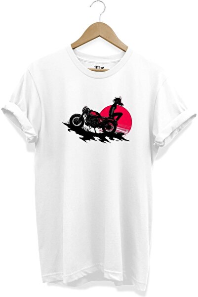 The Baski Bela unisex cool majica za bicikliste Štampano kratkih rukava T-shirt