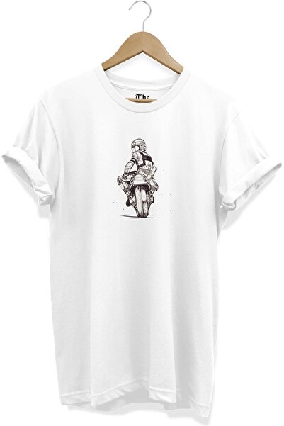 The Baski Bela unisex motociklistička majica Štampano Cool kratki rukav T-shirt