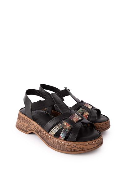 Gondol Women's Genuine Leather Daily Comfortable Daily Sandals Iz.8406