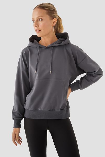 Superstacy Fiona Oversize Smoked Hoodie with Pockets