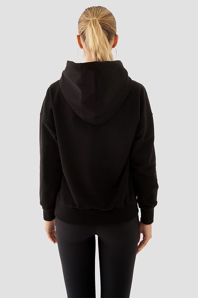 Superstacy Fiona Oversize Black Hoodie with Pockets