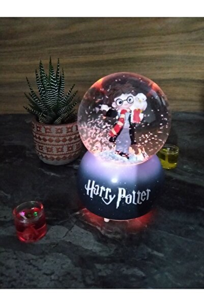 Kültür Hobi Dünyası Harry Potter Baykuş Ayrıntılı Işıklı Kar Küresi