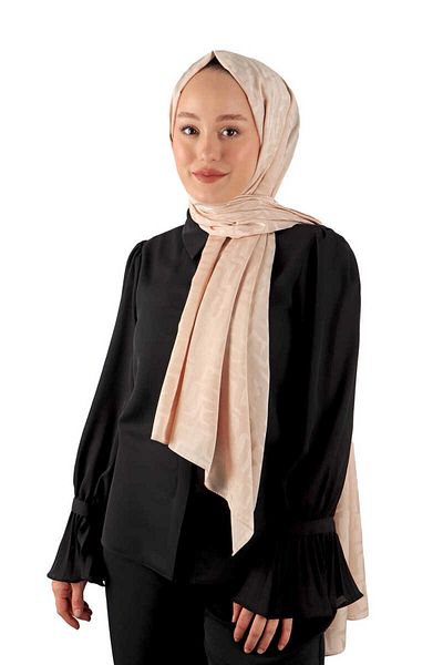 Bursa İpek Şal cu model labirint din pulbere jacquard