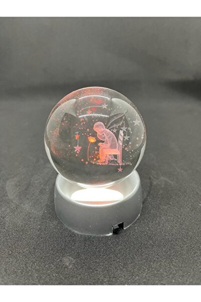 çizmeli tilki Küçük Prens Işıklı Cam Küre