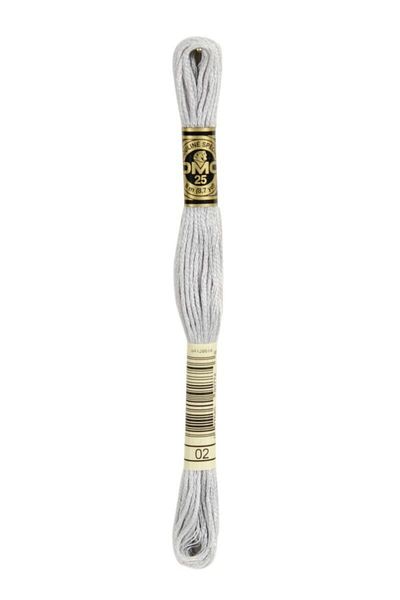 Dmc Muline Hand Embroidery Threads - 8 m - Color No 02