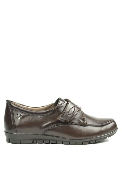 MAGIC SHOES Майки обувки с подплата от естествена кожа, омекотена пета, велкро, кафяви