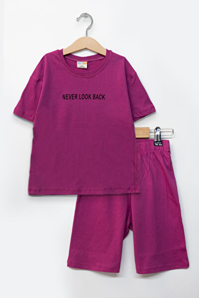 MUTTİ Set de pantaloni scurți și tricouri Never pentru copii
