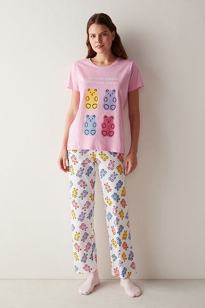 Penti Gummy Bear Pink Pants Pajama Set