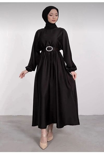 modasusev Σατέν φόρεμα Mevlana