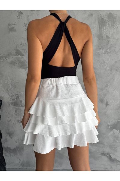 veira White Mykonos Shorts Skirt