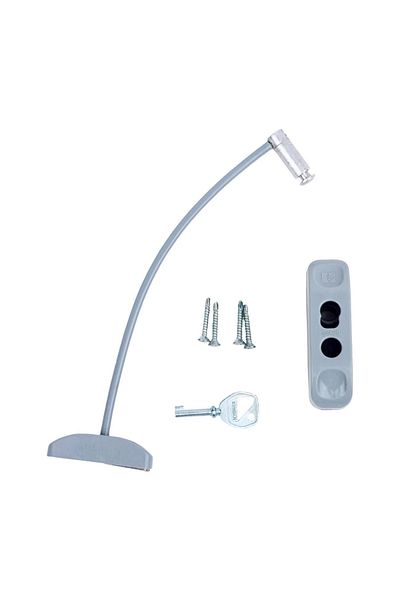 Bijutek 4 Pieces of Children's Safety Lock - Steel Rope, Cable, PVC Door and Window Safety