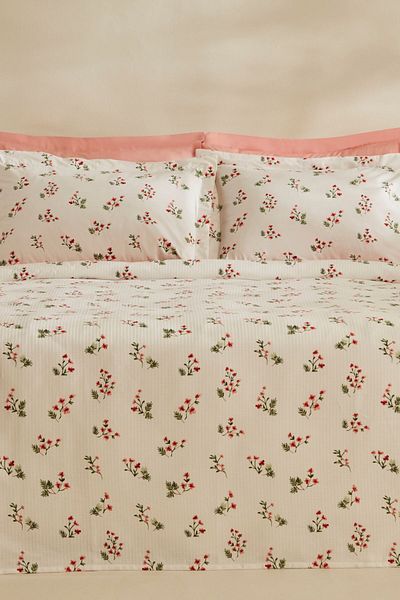 Karaca Home Silvie Red PP - 100% Cotton Double Pique Set