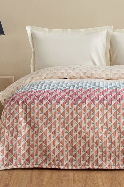 Karaca Home Dace Multicolor PP - 100% Cotton Double Single Pike