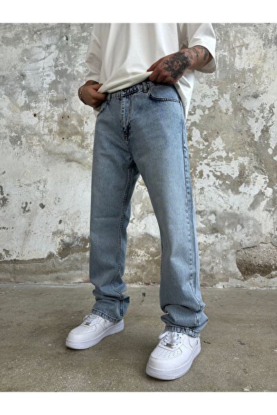 No362 أزرق نيلي فضفاض - أزرق