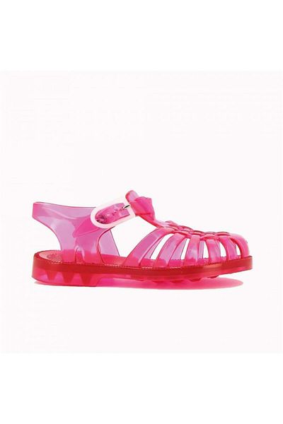 MEDUSE Light Pink Mother and Child Sandals - Groseille