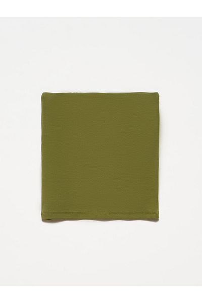 Dilvin 20659 Crop Top-Khaki
