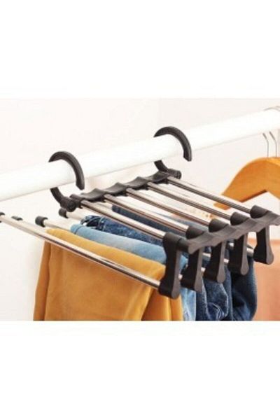 CMT 5-Piece Trouser Hanger Movable In-Closet Hanger System