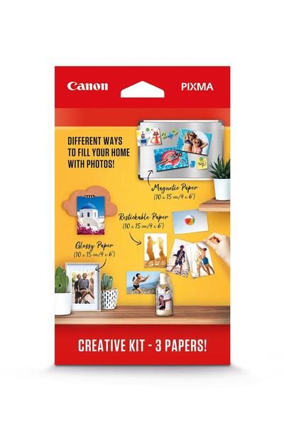 Canon Pıxma Creative Kit 2 Mg/rp/pp-201 Orijinal 3'lü Fotoğraf Kağıdı Seti