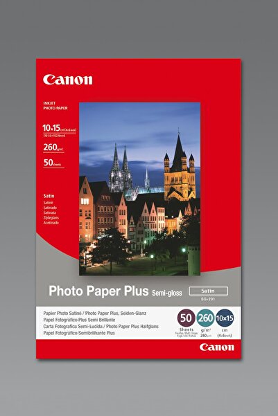 Canon 4x6 Plus Semi-gloss Sg-201 Orijinal Fotoğraf Kağıdı 50 Sayfa