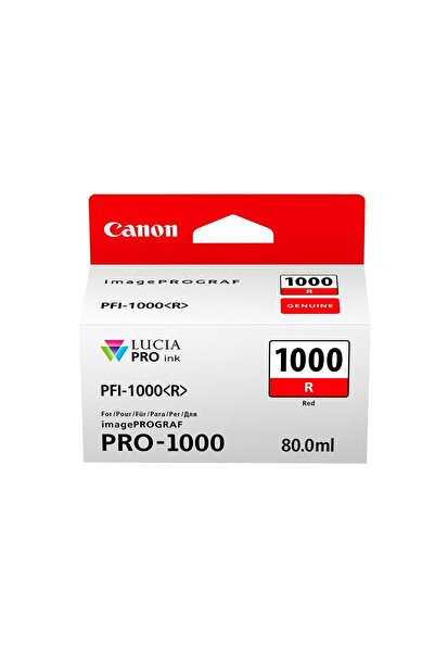 Canon Ink Pfı-1000 Kırmızı Orijinal Mürekkep Kartuşu
