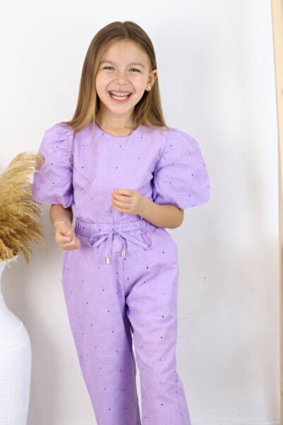 VOSVOSBABYSTORE Ліла Фісто Блуза з рукавами-балонами та штани