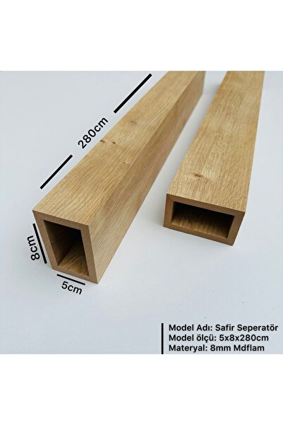 Genel Markalar Safir (4 ADET) 5cm X 8cm X 280cm Seperatör / Bölme
