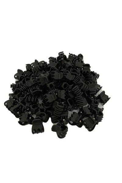 Chehra Design Mini Cataramă Cu zăvor Culoare Neagră 100 Bucăți 1,2 cm