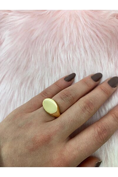 Biju Boutique خاتم الفارس البيضاوي القابل للتعديل