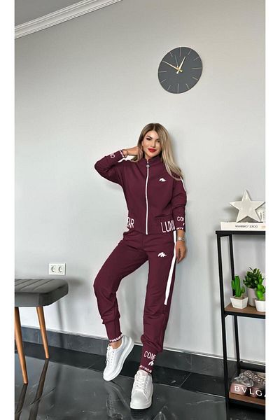 Burgundy Women Sweatsuit sets Styles Prices Trendyol Page 8