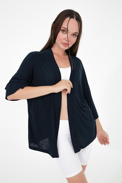 Comm-Ci Ocean Navy Blue Thin Relaxed Cut Jacket