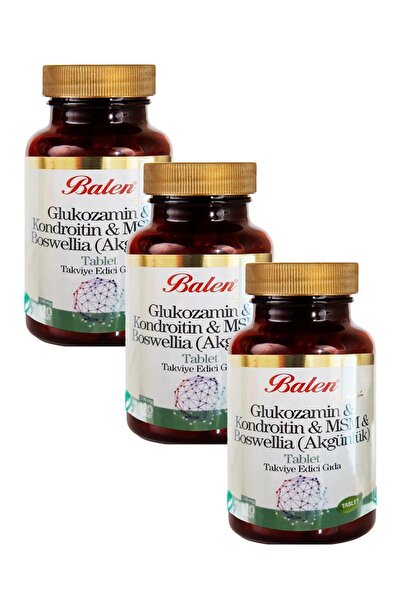 Balen Glukozamin Kondroitin Msm Boswelia 1200 Mg 120 Tab. 3 Adet