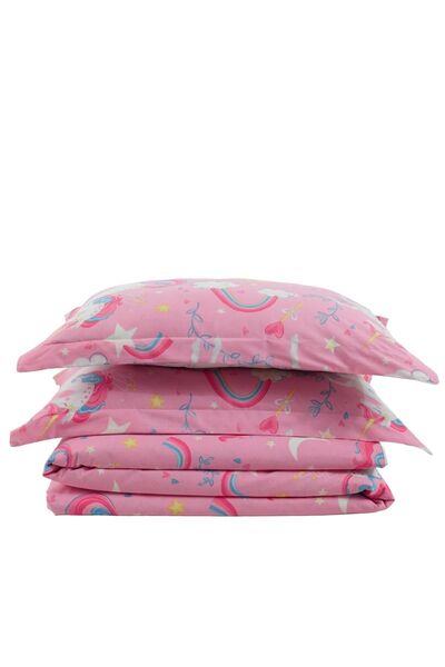 Soley Pony 100% Cotton Double Duvet Cover Set