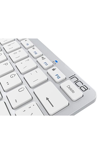 Inca Ibk-569bt Bluetooth 3.0 Smart Silver Keyboard