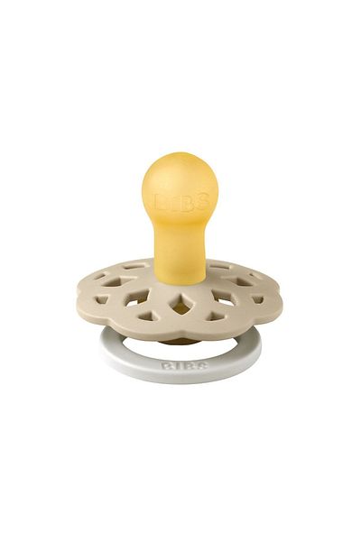 Bibs Boheme Rubber Pacifier - Vanilla Glow 0-6 Months