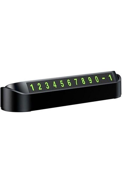 NKT GROUP Universal Parking Wire Vehicle Inside Phosphorescent Number Display Car Numberer
