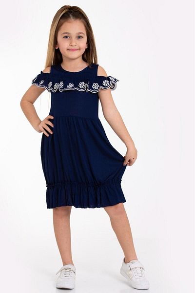 Cici kız Baby Junior Rochie de vară de vacanță cu broderie Daisy pentru fete