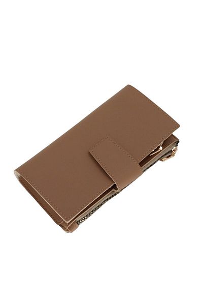 Aksesuar Унисекс портфейл с цип от мека кожа - 19 x 10 см