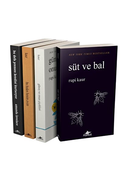 Pegasus Yayınları Şiir Kitapları Takım Set 4 Kitap - Rupi Kaur & Amanda Lovelace