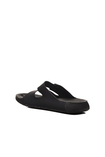 BENTO Ayakmod 66.001 Чорні чоловічі тапочки - з двома ремінцями