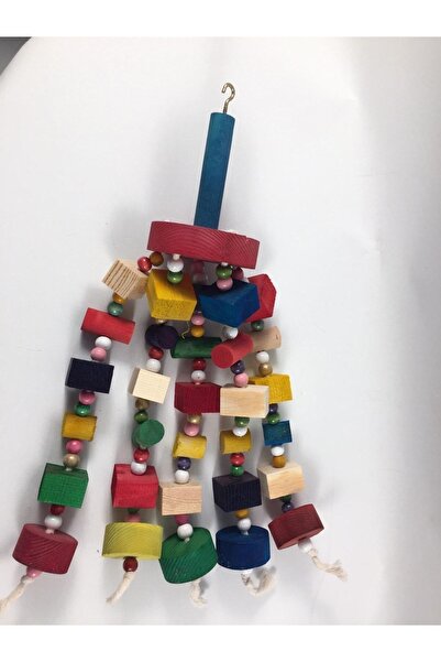 NOTREMONDEPET Ahşap Papağan Dev Stres Oyuncağı Jako Ve Türleri Için