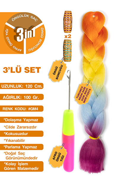 TAM TARZ Păr sintetic African Black Braiding - pentru Rasta și Box Braid, cro...