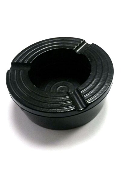 Hon ت.م. منفضة سجائر مستديرة من المعدن الأسود من الدرجة الأولى للفندق والمقهى...