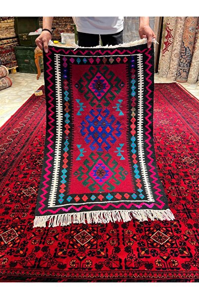 RD RAMAZAN DAĞ EL HALI SANATI El Dokuma Denizli Kilim Pamuk Saçak Üzerine Yün...