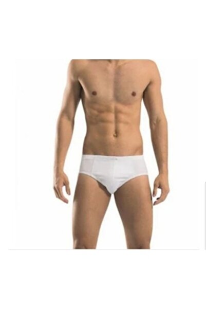 YILDIZ Ανδρικά λευκά εσώρουχα 3 τεμαχίων σετ, τύπου Single Jersey