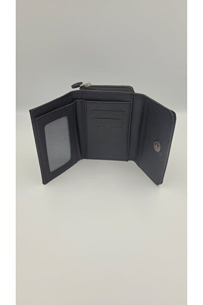 DAVID POLO Women's David Polo Black Sports Medium Size Wallet with Many Pockets and High Quality