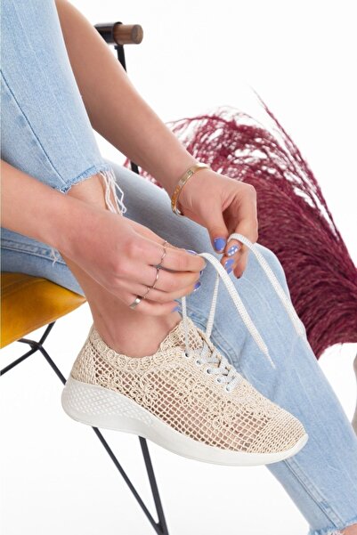 Demashoes Новий сезон в'язаний трикотаж Візон Снікер